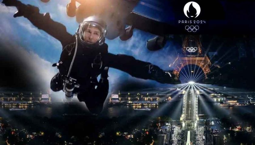 Tom Cruise - Paris Olympics Closing Ceremony