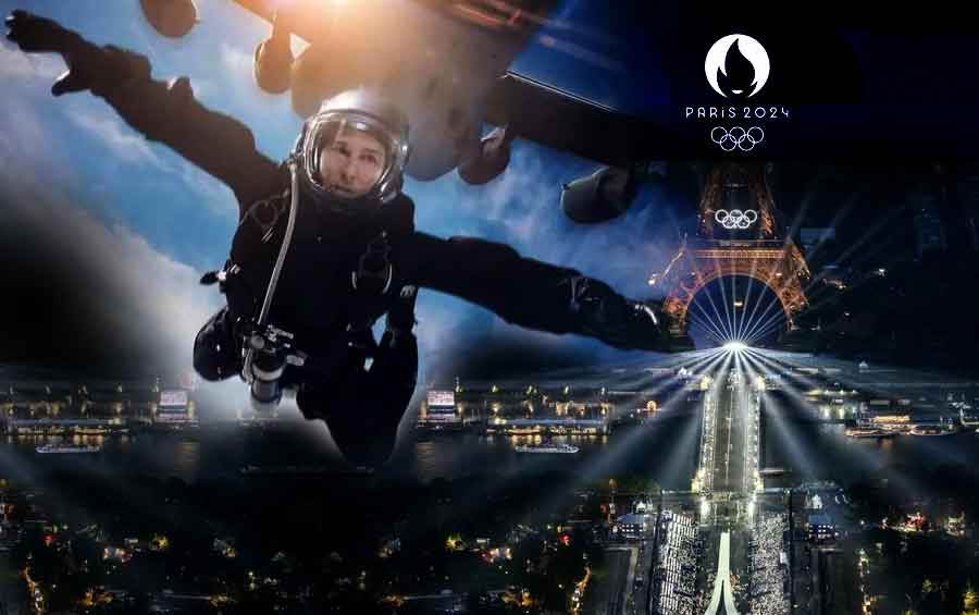 Tom Cruise - Paris Olympics Closing Ceremony