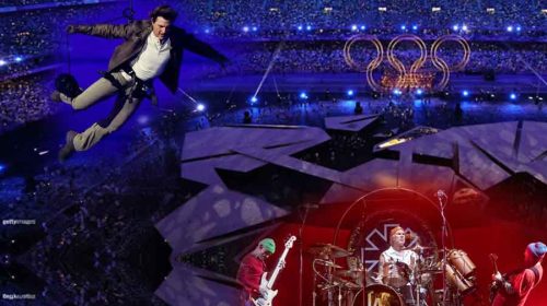 Tom Cruise - RHCP - Paris Olympic Closing Ceremony