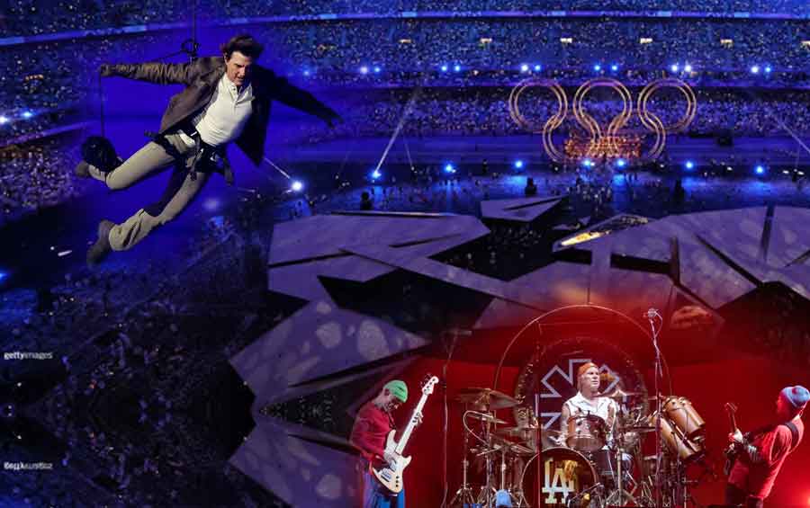 Tom Cruise - RHCP - Paris Olympic Closing Ceremony